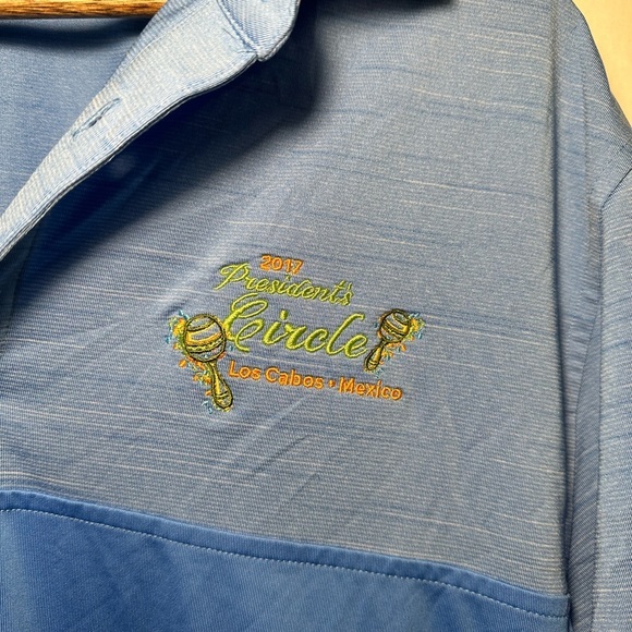 Men’s Under Armour Golf Polo. Large. 2017 President’s Circle. Los Cabos. - Picture 2 of 6